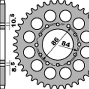 Akce PBR rozeta 814 40 C45 SUZUKI GT 380 '73-'78, GT 550 '74-'77, GS 400 '77-'80 (JTR814.40) (ŁAŃC. 530) NA ZAMÓWIENIE (MADE IN ITALY)